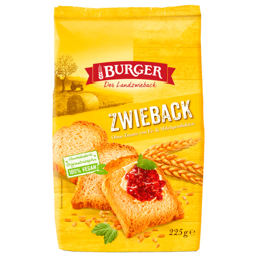 Burger Zwieback 225g