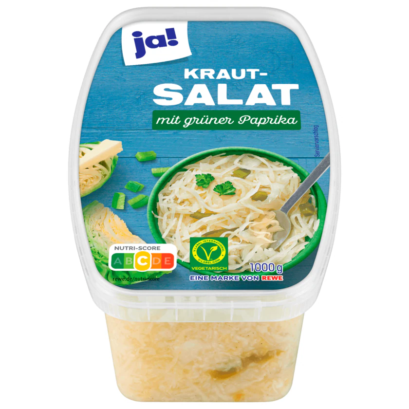 ja! Krautsalat mit grüner Paprika 1kg