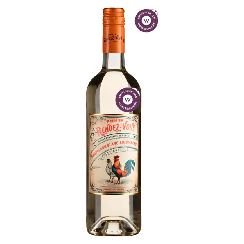Premier Rendez-Vous Weißwein Sauvignon Blanc Colombard trocken 0,75l
